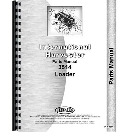 Tractor Loader Backhoe Chassis Parts Manual For International Harvester 3514